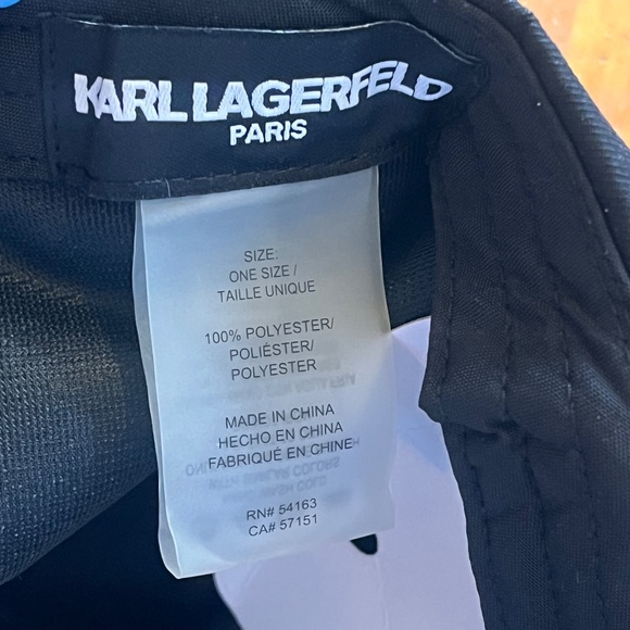 Karl Lagergeld Paris Logo Charm Baseball Cap main image 6